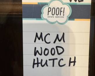 MCM Wood Hutch