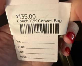 Coach Y2K Canvas Bag