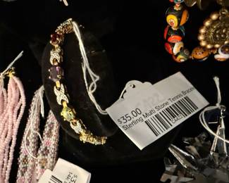 Sterling Multi Tennis Bracelet 