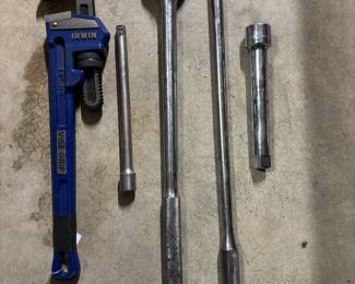 We have a lot of mechanical tools and others. Some of the brands include Craftsman, S•K, MAC, Snap-On, Irwin, Stanley, and others. If you need tools you need to be here at 8am Monday morning!