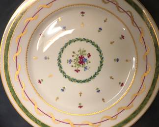 Tiffany & Co. Haviland Limoges Vieux Paris set of 12 dinner plates 