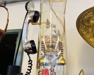 Lucite telephone (I don’t know if it works) 