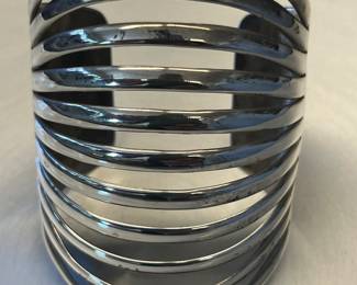 Iconic hard to find Johnny Mike Begay Sterling g open cuff ca 1960s