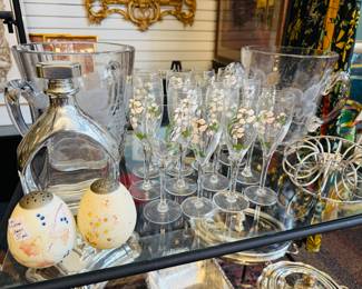 Perrier Jouet champagne flutes