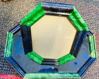 A Christian Dior frame and tray.