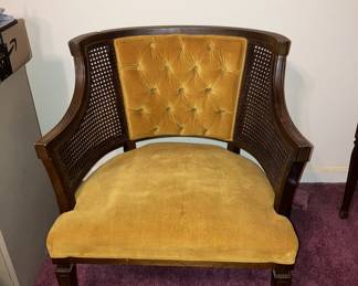 This is one of two vintage coordinating  living chairs. 