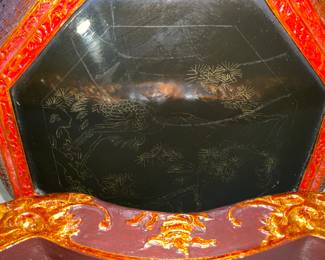 Hand-Painted Chinese Wedding Basket