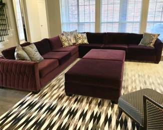 9’9” x 13’ Calf Hair Area Rug 