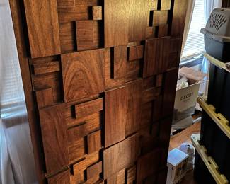 Exceptional Brutalist bedroom pieces