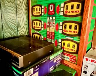 1959 United 3-Way Shuffle Alley Bowling Game