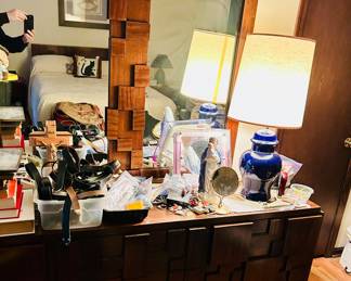 Brutalist mirror/dresser