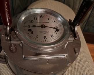 Antique calculagraph time counter