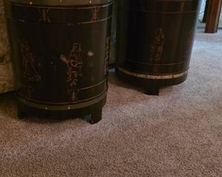 Asian side table drums brought from overseas 