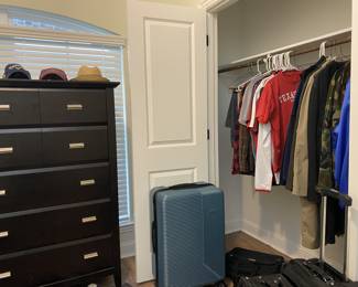 Bedroom Furniture and Men's clothes