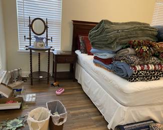 Wash stand with bowl and pitcher