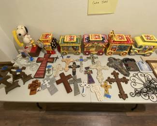 Crosses, cookie jars