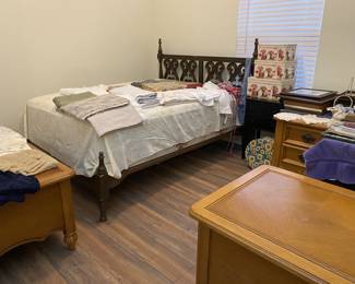 Bedroom Furniture, Oak coffee table and end tables