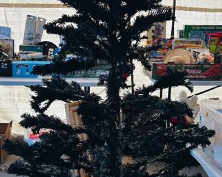 brand new black christmas tree 