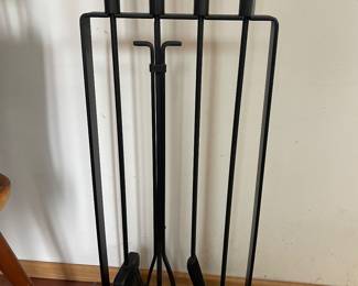 MCM Modernist Fireplace tool set designed by George Nelson for Pilgrim Co. 