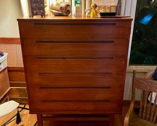 Nils Jonsson, teak tall dresser, 1960’s.. 