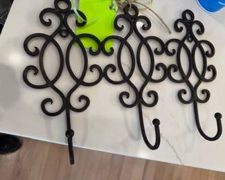 black wrought iron
