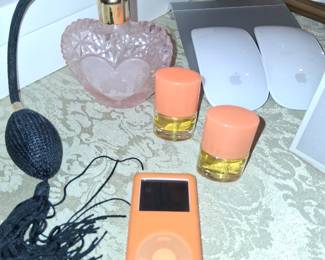 Perfume and apple computer mouse