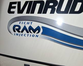 Evinrude motor and boat