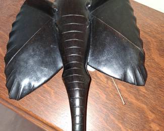 Elephant head carving