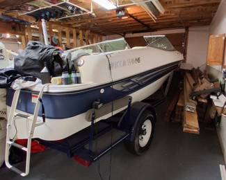 2000 four winds boat and trailer