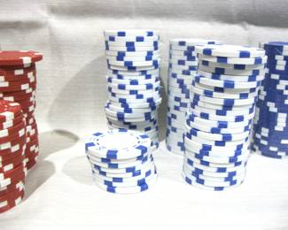 Large Lot of Poker Chips