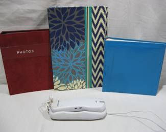 Photo Albums & Corded land Line Phone