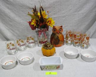 Autumn Season Table Dressing And Serveware