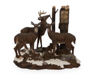Terry Redlin 'Back to the Sanctuary' Deer Statuette by The Danbury Mint