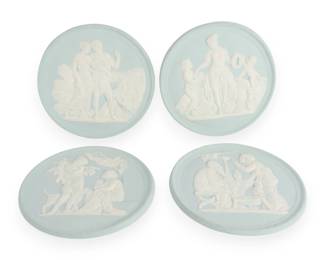A Set of Four Wedgwood Jasperware Plaques