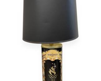 1996 Atlanta Olympic Games Commemorative Biscuits Tin Table Lamp