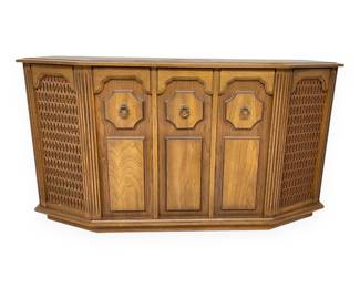 RCA Victor Transitional Style Console Stereo Cabinet