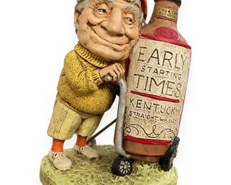 1977 Prelude Creations "Feeling No Pain" Golfer Whiskey Figurine