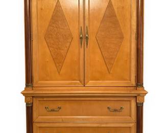 Stanley Furniture Neoclassical Regency Style Armoire / Media Cabinet