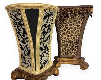 A Pair of Louis XV Style Decorative Electric Accent Lamps