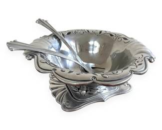 A Four-Piece Lenox 'En Provence' Holloware Salad Serving Set