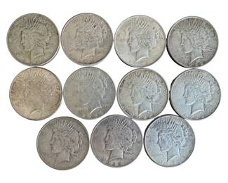 Lot of 11 Silver Dollars