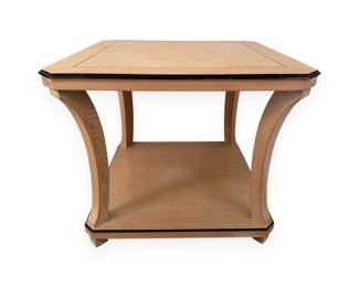 An Art Deco Style Two-Tiered Side Table