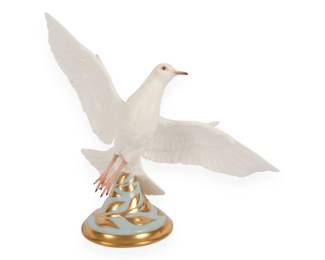 Boehm Porcelain 'Global Peace Dove' Figurine, 1988, Presented by President Reagan to General Secretary Gorbachev