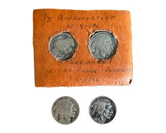 Lot of 4 Antique Nickels