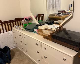 Vintage playpen
Dresser with mirror 