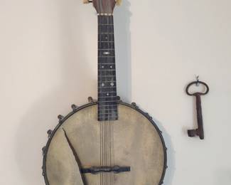 Antique civil war era banjolin 