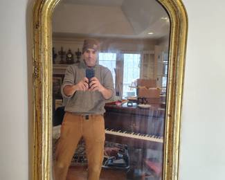 1800s French Louis Phillipe  mirror 