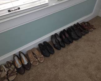 Lots of footwear