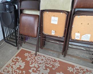 Card tables & chairs