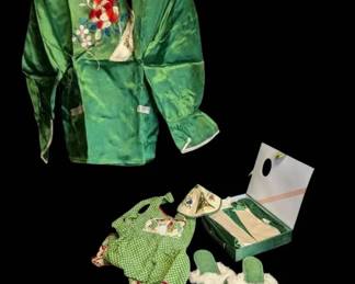 Childrens Silk Embroidered Set More